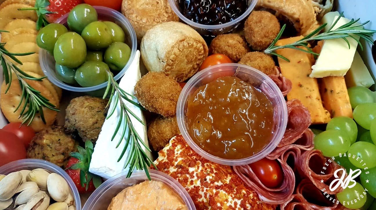 A Just Baguettes grazing platter